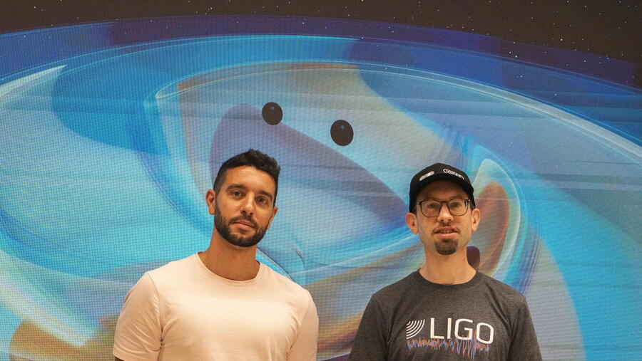 Juan Calderón Bustillo e Thomas Dent, investigadores do IGFAE e líderes do programa de ondas gravitacionais. Foto: IGFAE