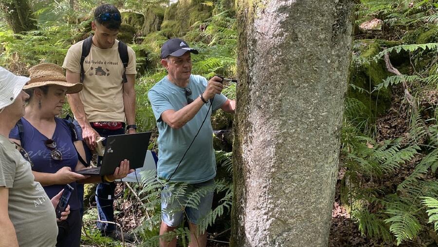 Traballo de campo do equipo técnico