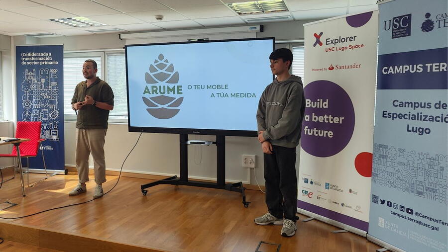 El equipo de ARUME está integrado por tres jóvenes