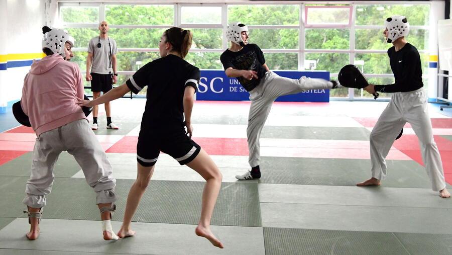 Este cento de deportistas abarcan preto dunha trintena de modalidades deportivas, sendo o taekwondo a que encabeza a listaxe cun 10% de deportistas DAN. FOTO: Santi Alvite