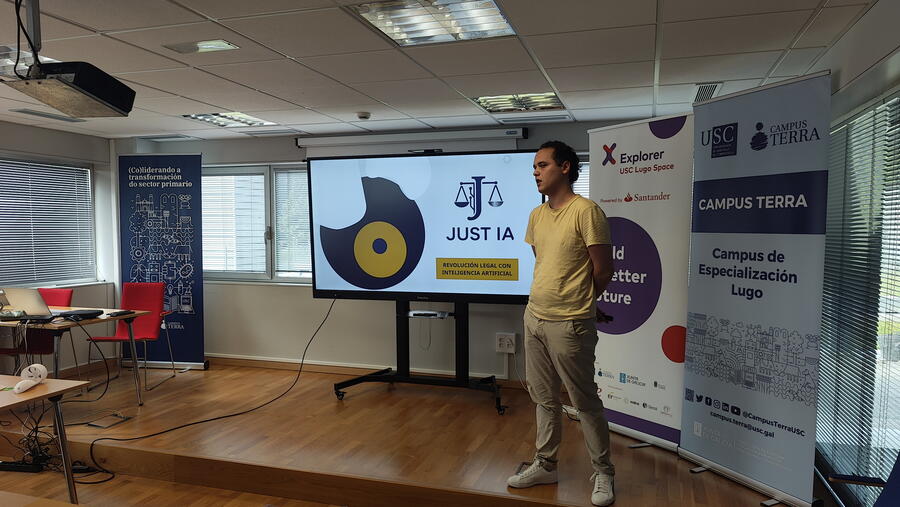 Just IA está ideada polo estudante Javier Alejandro Larrea