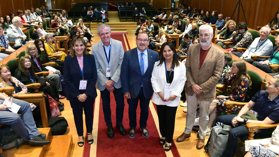 O acto de apertura tivo lugar no Colexio de Fonseca. FOTO: Santi Alvite