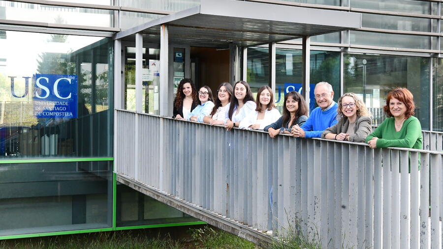 Equipo do CiMUS que desenvolveu o estudo. FOTO: Santi Alvite