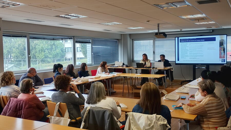 Na xuntanza participaron unha vintena de centros de toda Galicia. Foto: A Ponte