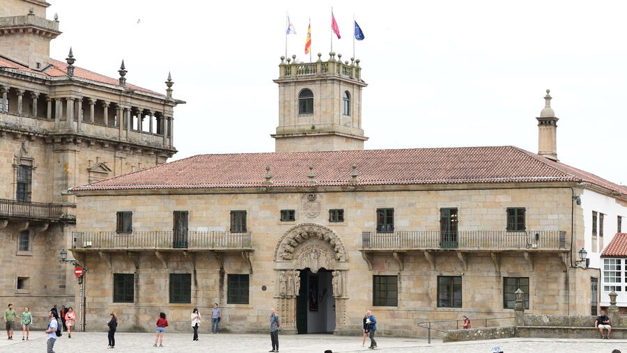 Reitoría da USC. FOTO: Santi Alvite