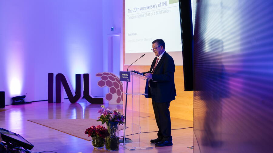 José Rivas durante a súa intervención