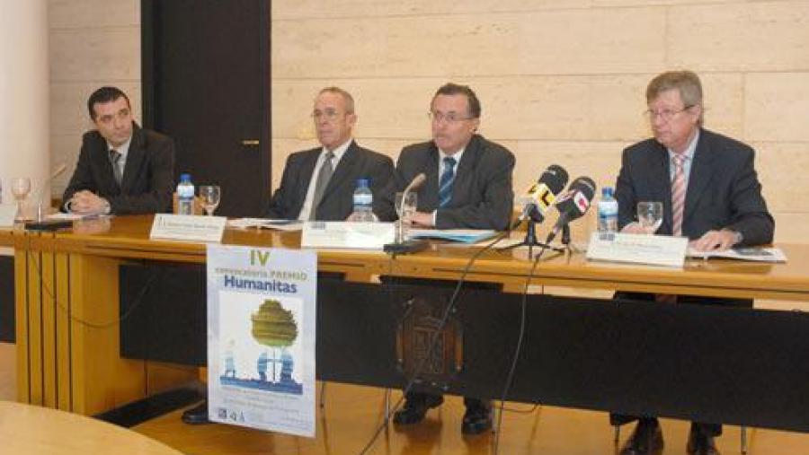 De esquerda a dereita, David Facal, Perfecto Yebra, Manuel Puga e, Jose M. Mayán