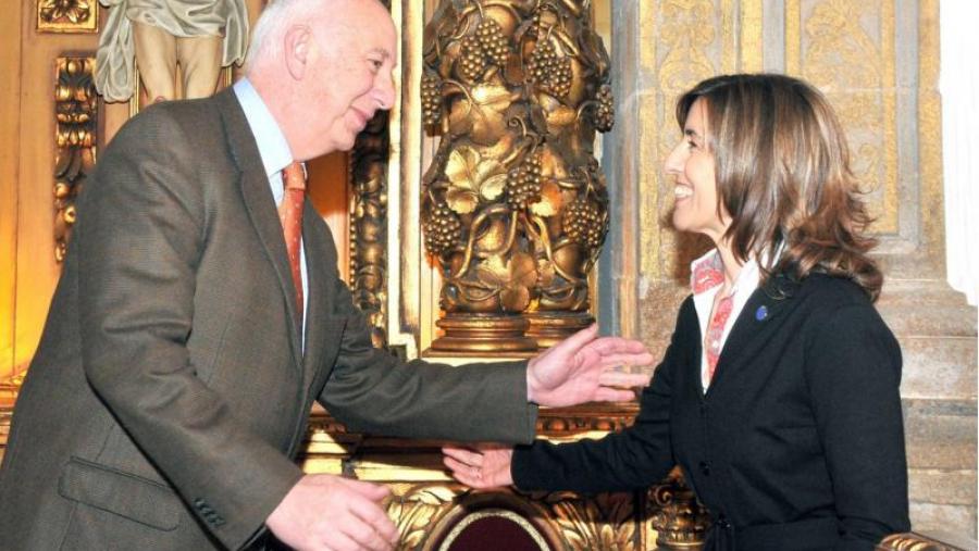 O reitor presidiu o acto protocolario de toma posesión, celebrado no Salón de Graos de San Xerome