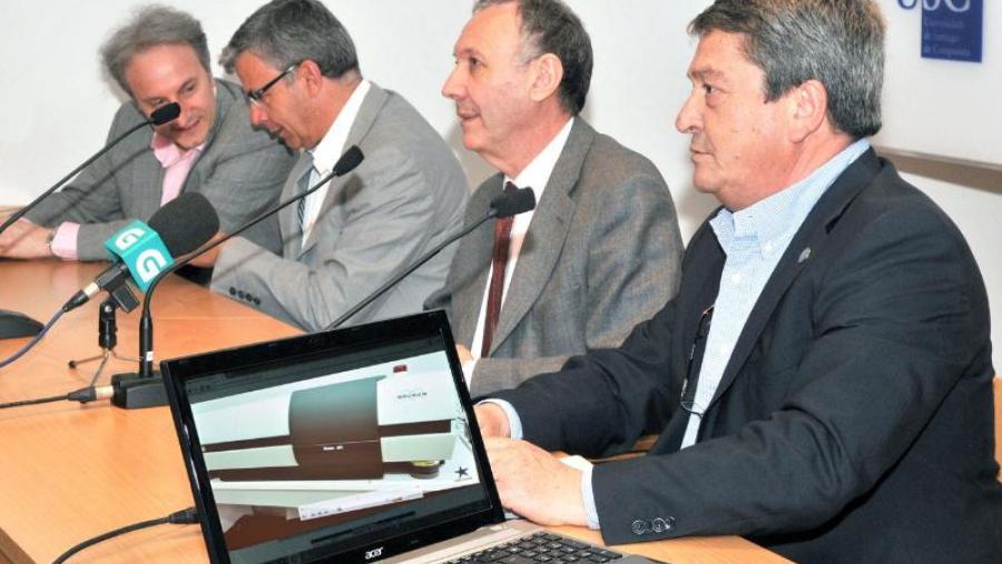 De esquerda a dereita, Raúl Vieira, Emilio Fernández, Francisco González e Victoriano Urgorri. Foto: Santi Alvite